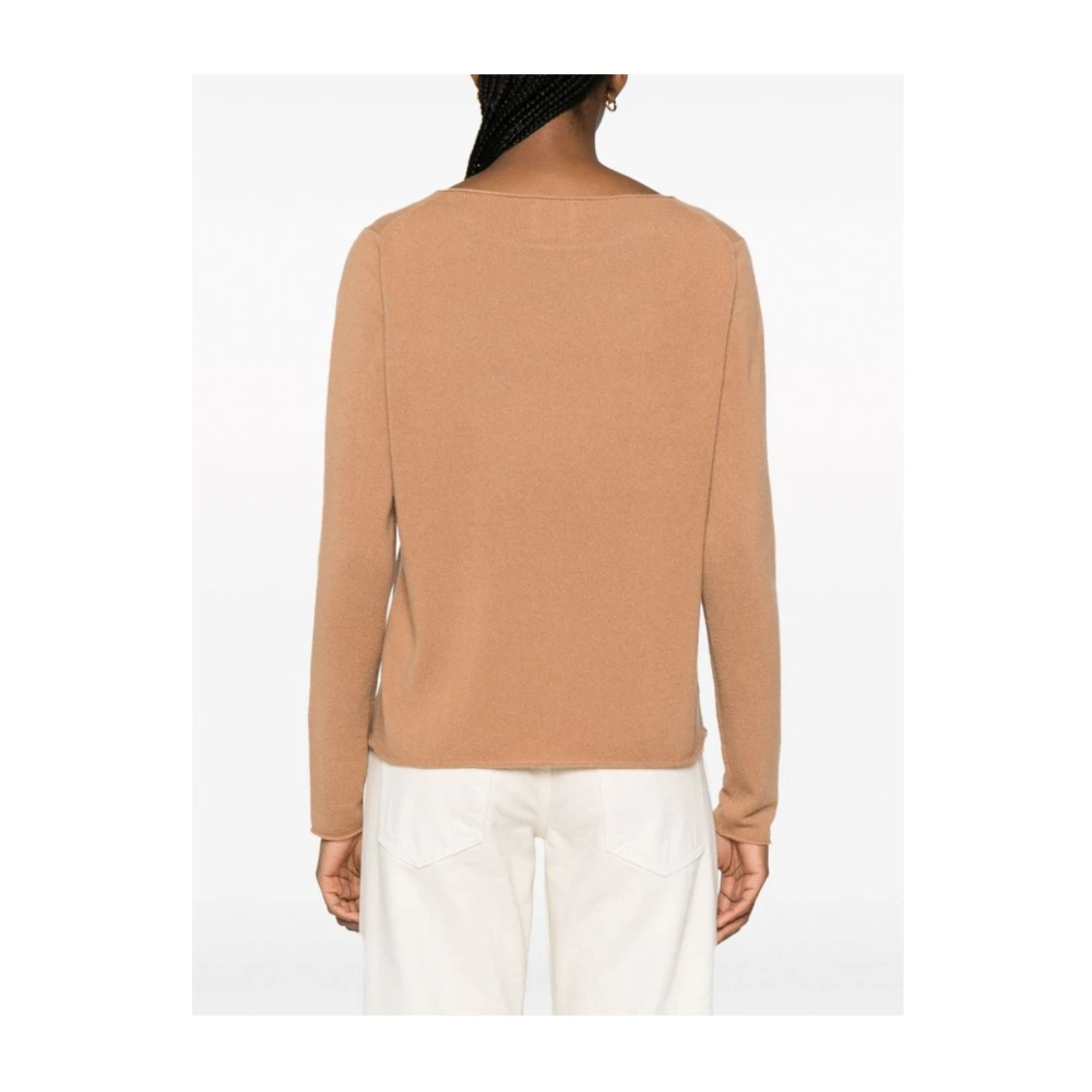 allude 235 11180 Pullover Stijlvol Ontwerp Brown Dames