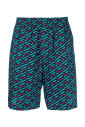 la-greca-print-blue-shorts