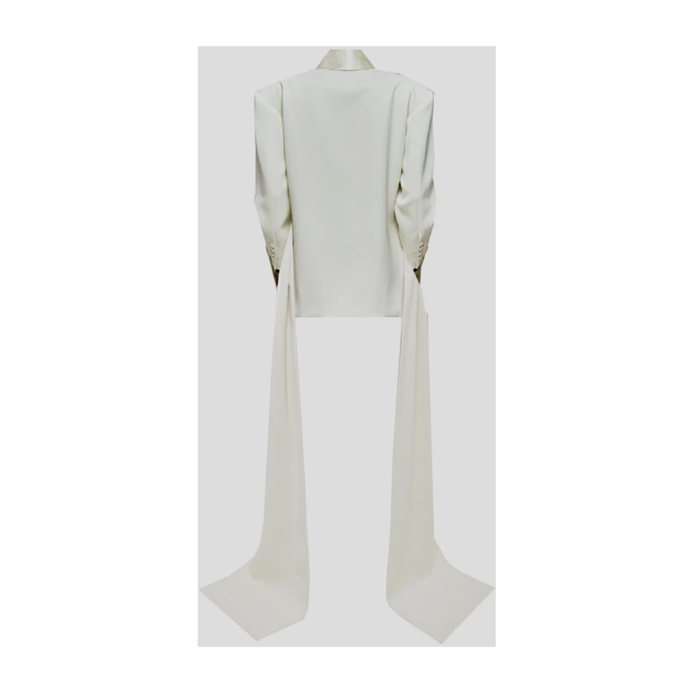 Del Core Wollen jas White Dames
