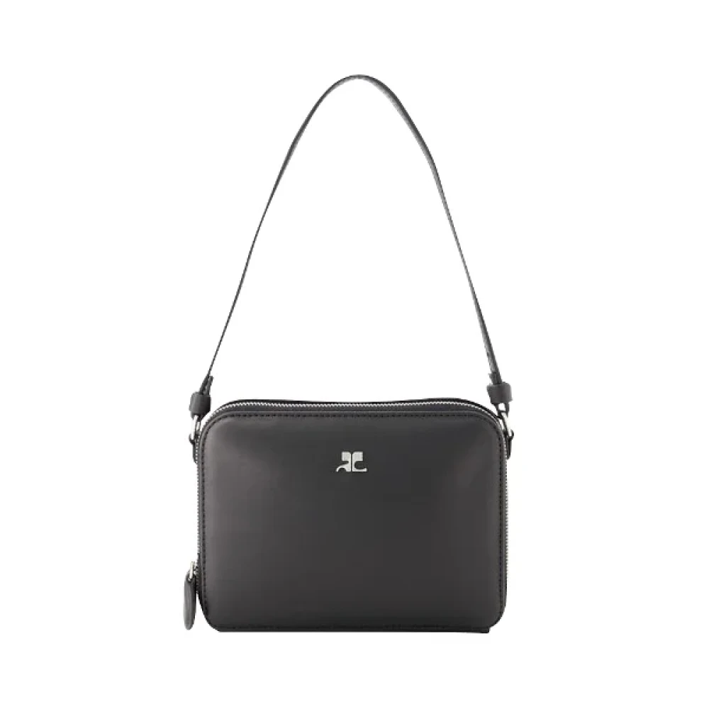 Courrèges Leather handbags Black Dames