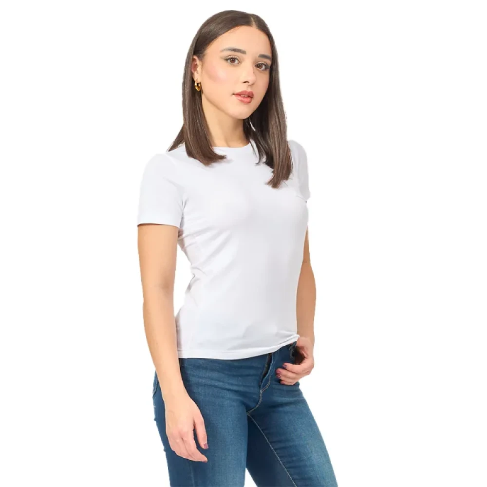 Guess - Tops > T-Shirts - White - Guess - Modalova