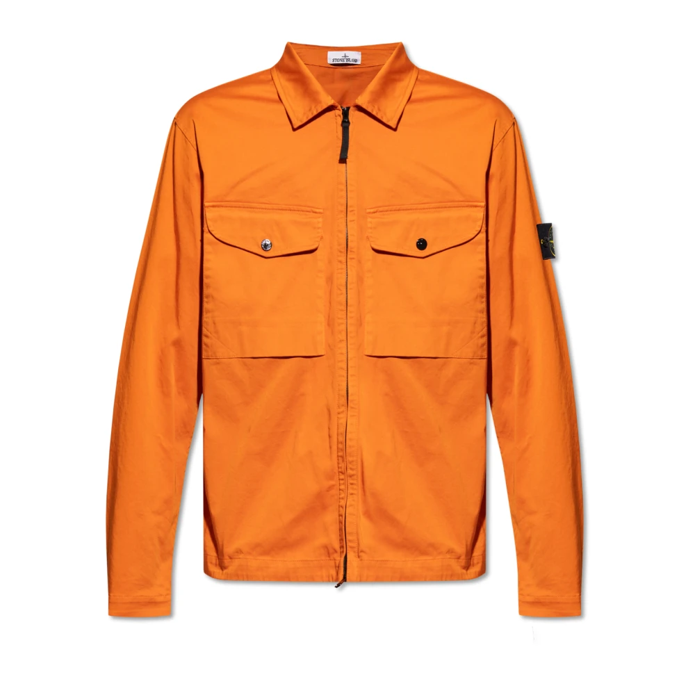 Stone Island Rits shirt Orange Heren
