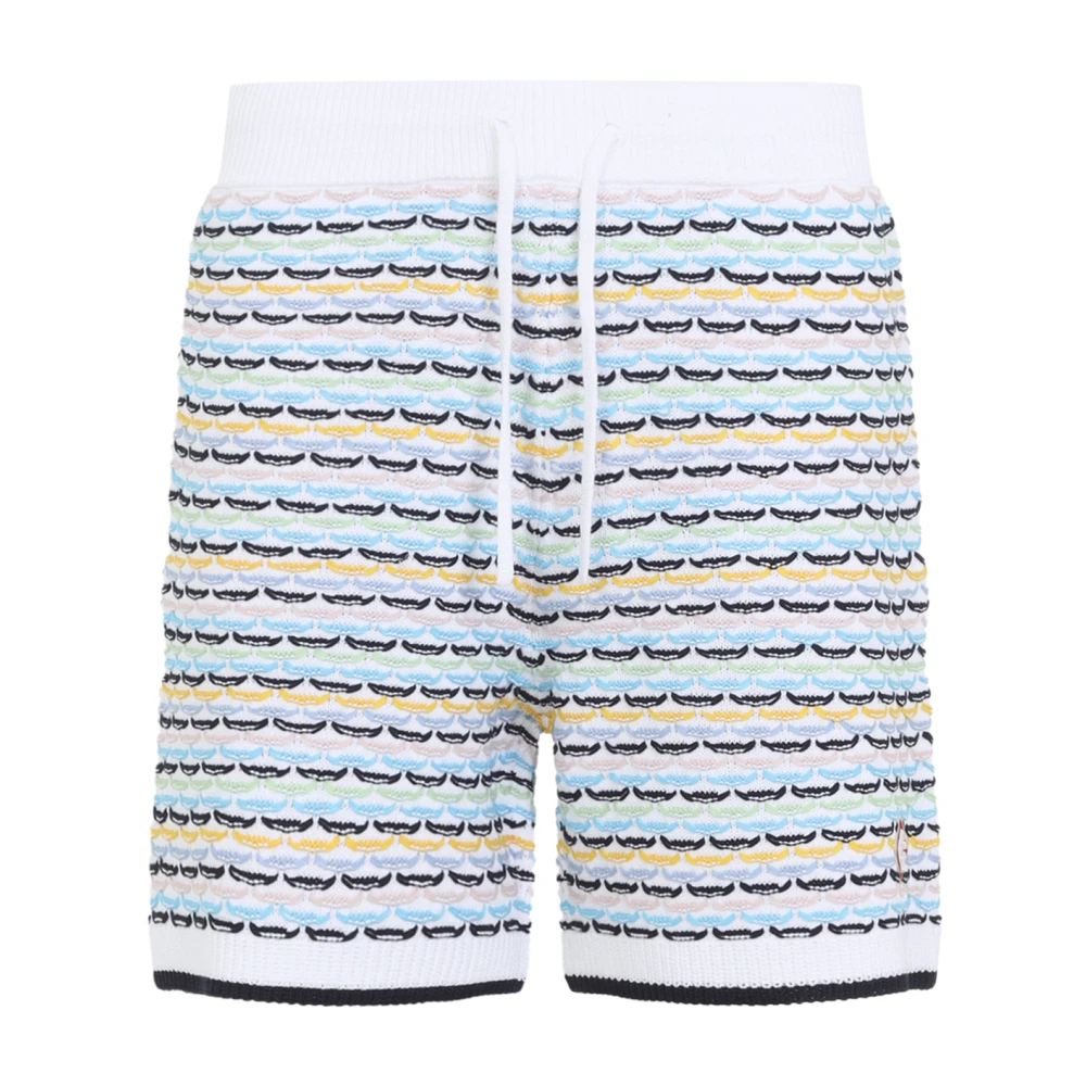 Casablanca Men's Multicolor Tuck Stitch Short - Casual Shorts - L - Shorts