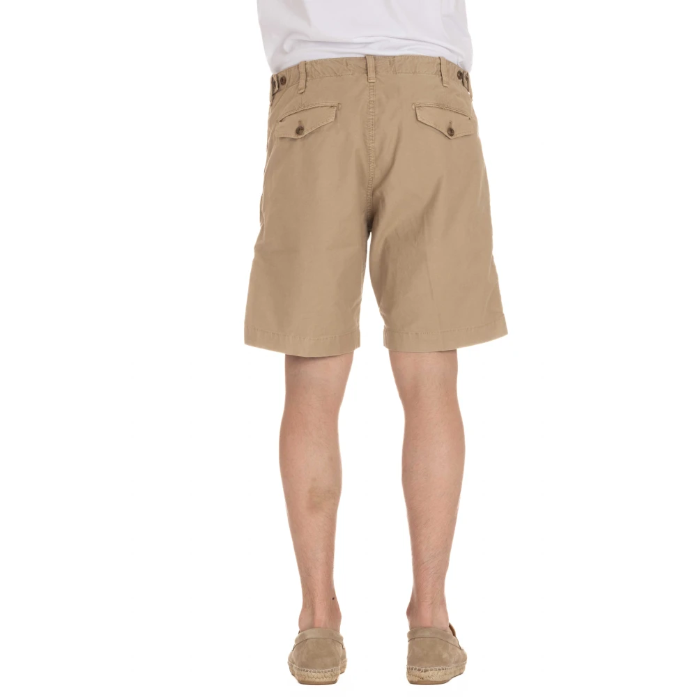 Myths Beige Katoenen Bermuda Shorts Beige Heren