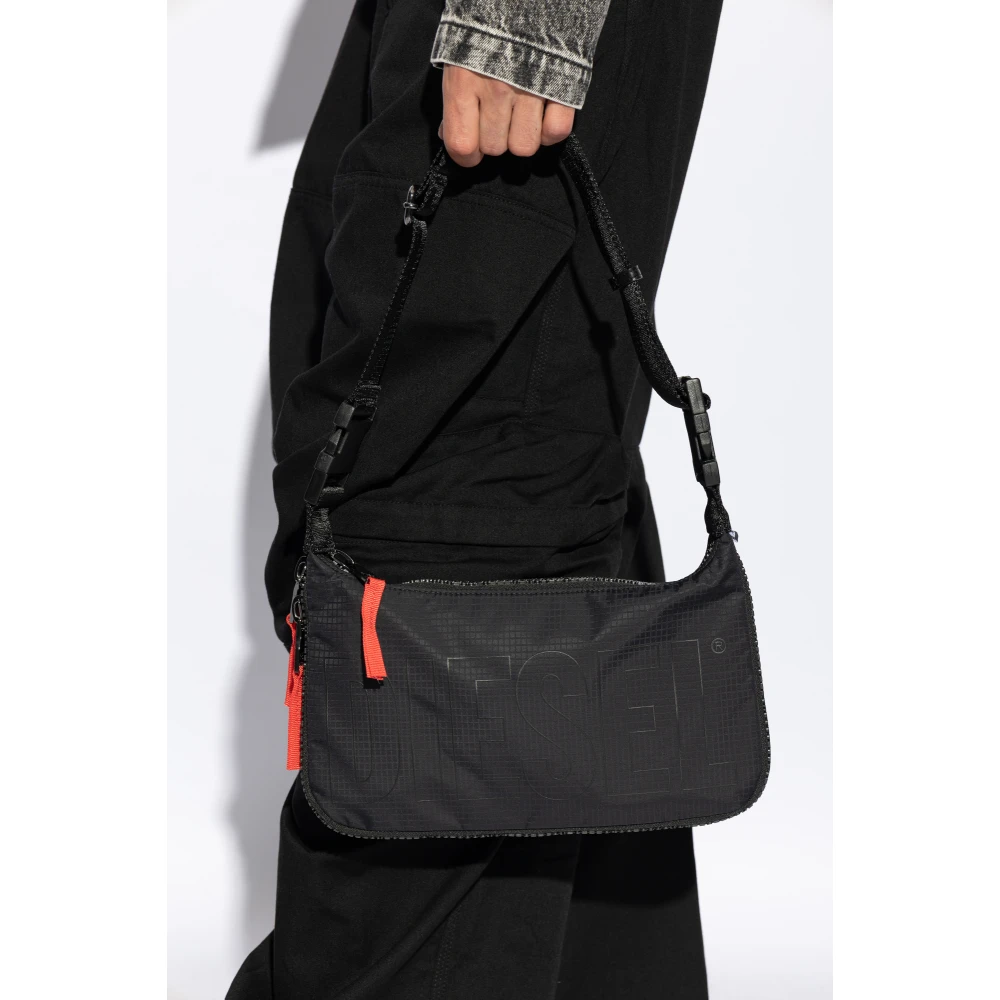 Diesel Schoudertas Zip-D Black Heren
