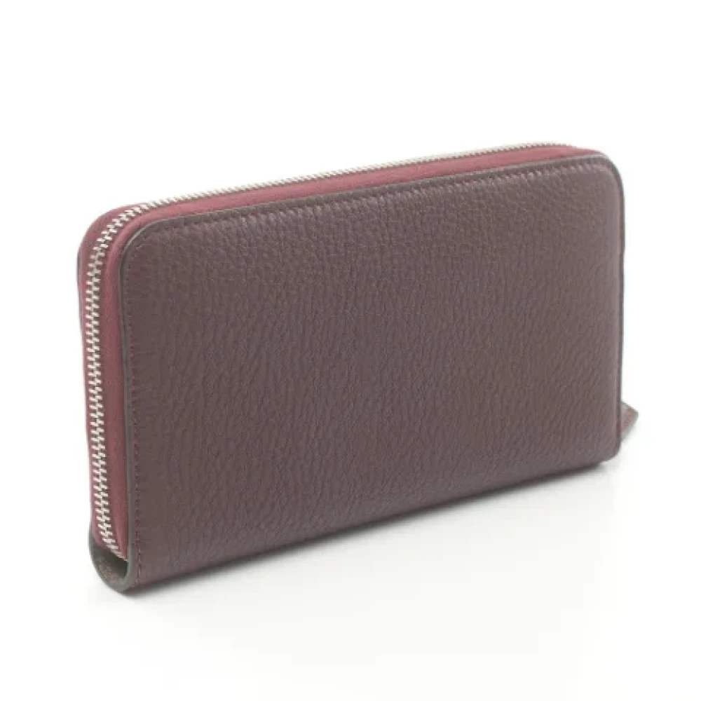 Fendi Vintage Pre-owned Leather wallets Red Dames
