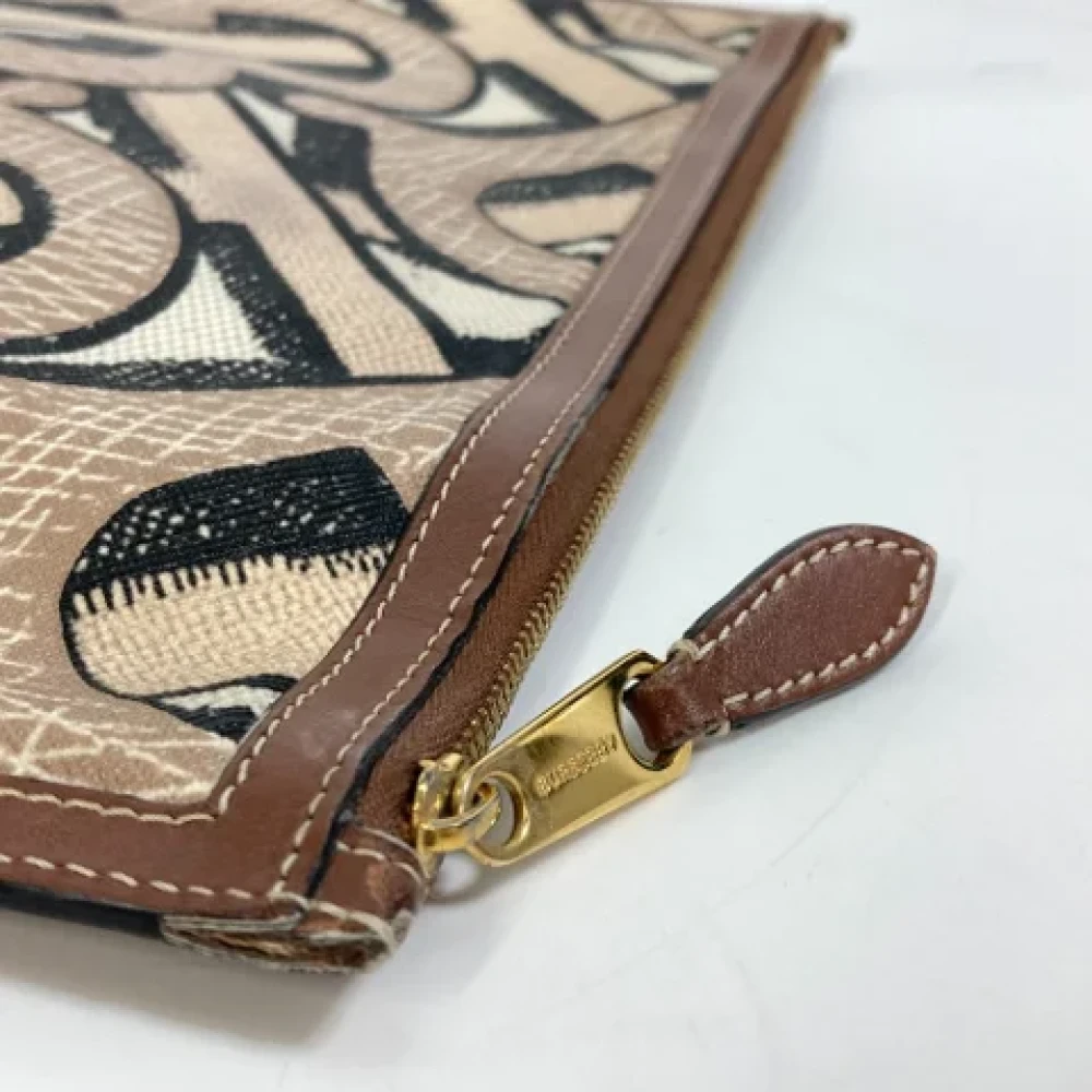 Burberry Vintage Pre-owned Fabric clutches Brown Heren