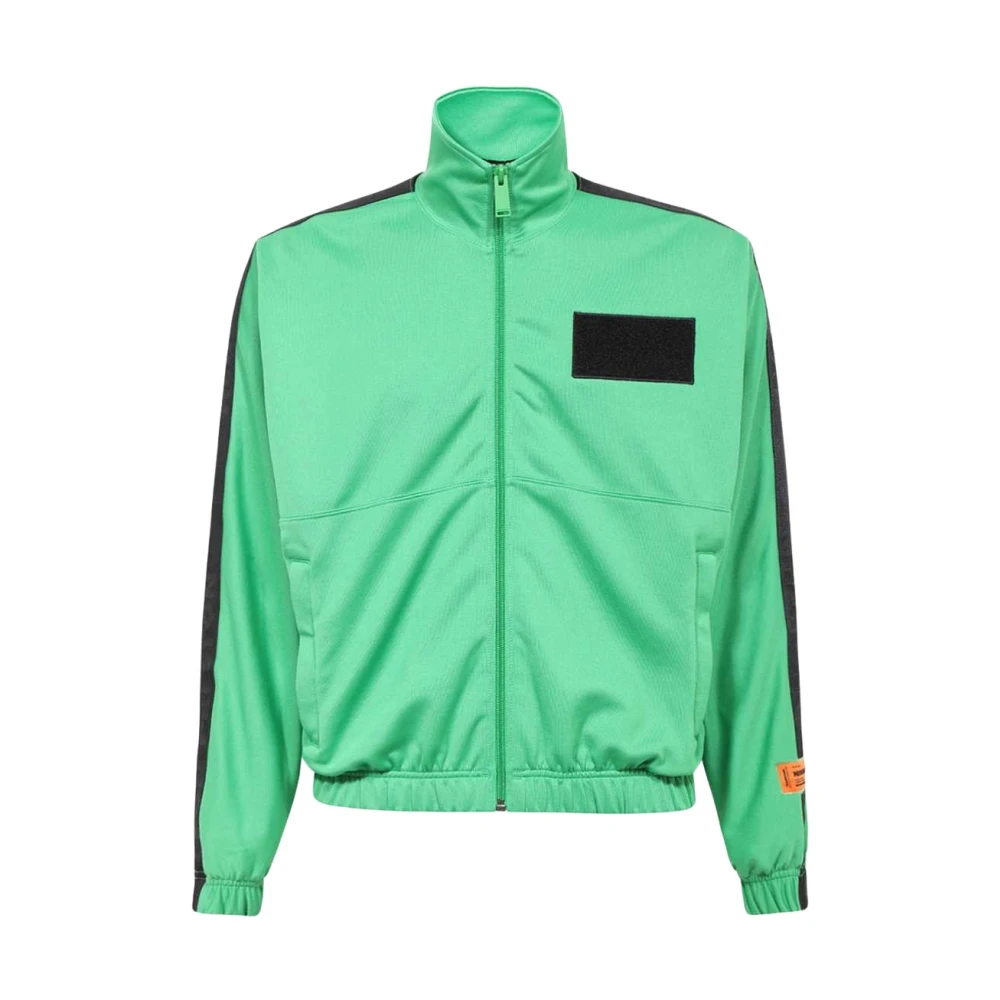 Heron Preston Contrast Logo Sweatshirt Green Heren