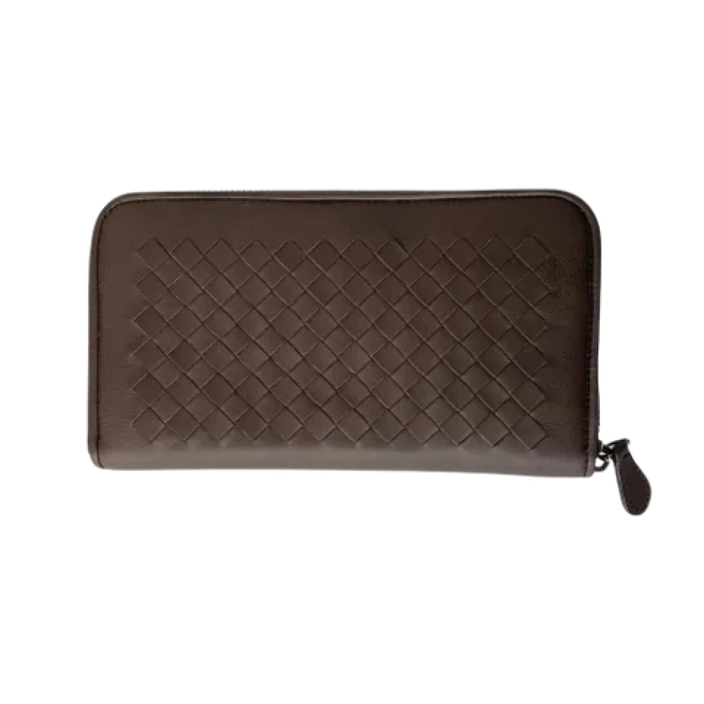 Bottega Veneta Vintage Pre-owned Leather wallets Brown Dames