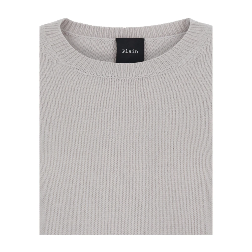 Plain Units Kasjmier Crewneck Sweater Grijs Gray Dames