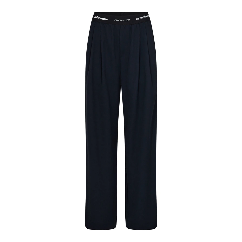 Co'couture Women's Blue Wide Trousers, Xl, Aminacc Logo Pant