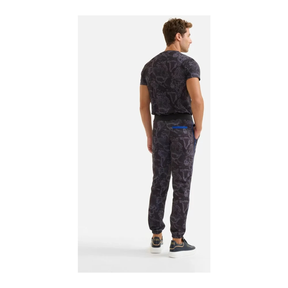 Alviero Martini 1a Classe Geo Night Zwarte Joggingbroek Black Heren