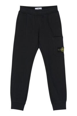 pantalon-bleu-taille-elastique-enfants