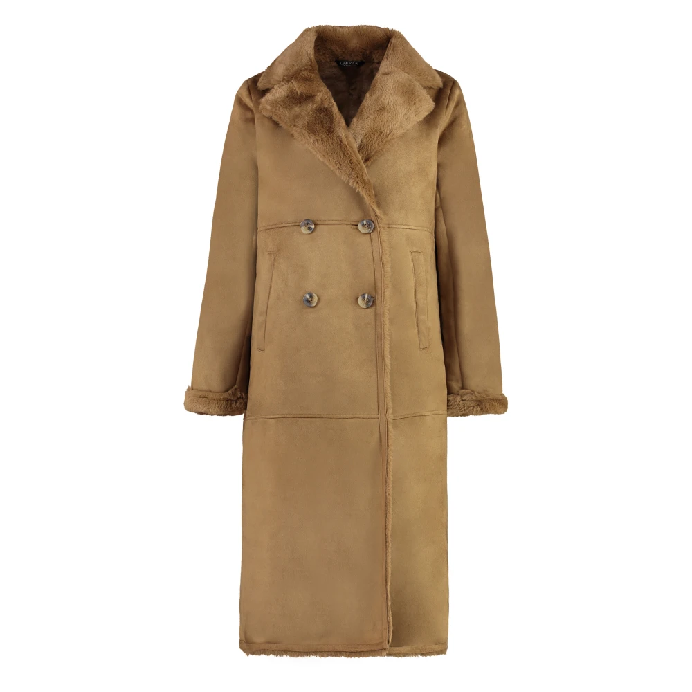 Ralph Lauren Eco-suede jas Brown Dames