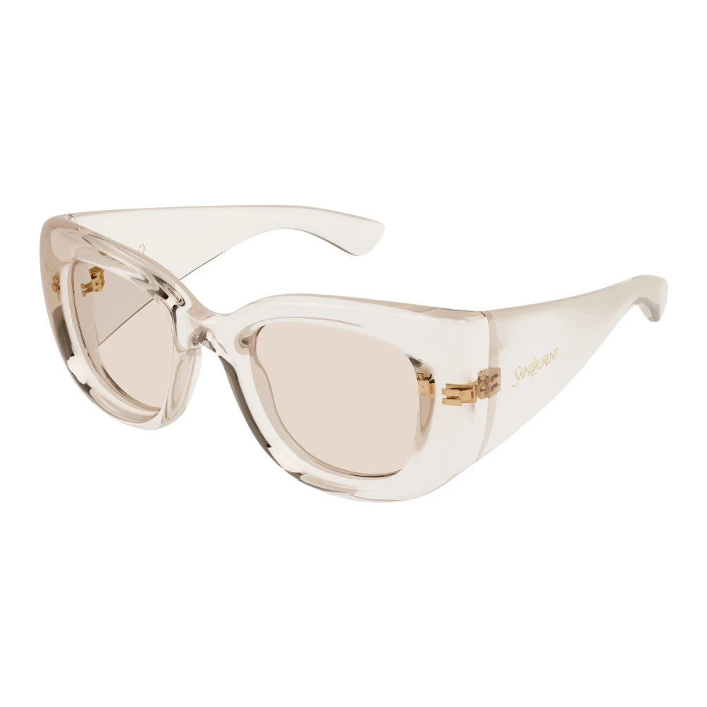 Saint Laurent Women's Beige Sunglasses, 55 Mm, Howl Sunglasses