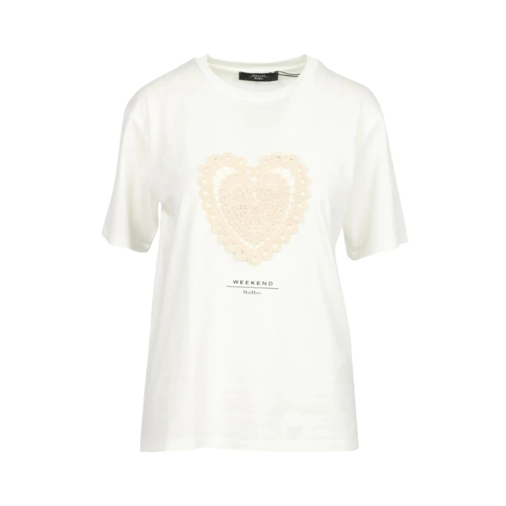 Max Mara Stijlvol T-shirt voor mannen White Dames
