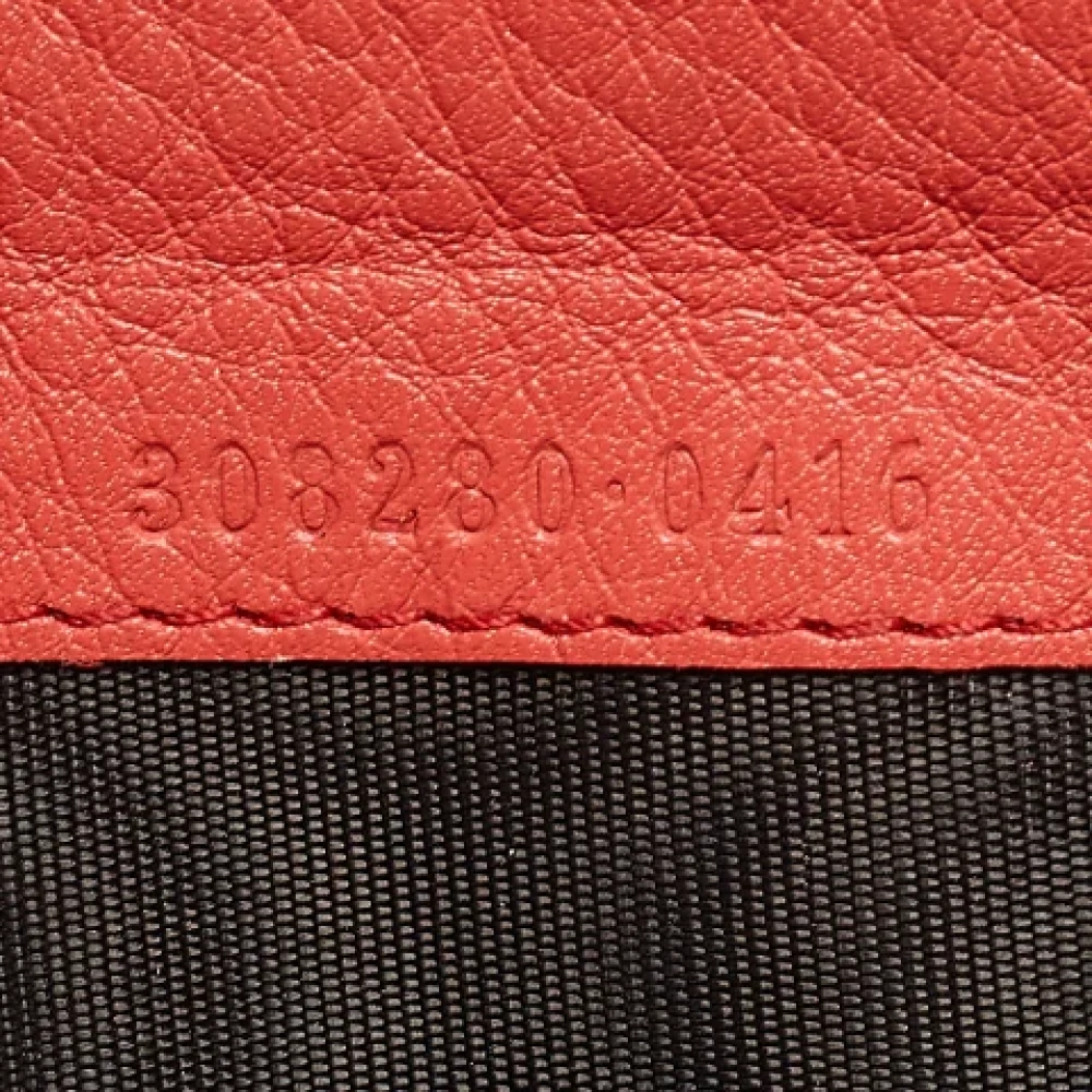 Gucci Vintage Pre-owned Leather wallets Orange Dames
