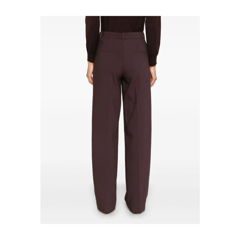 Alysi Wijde Urban Broek in Barolo Stijl Brown Dames