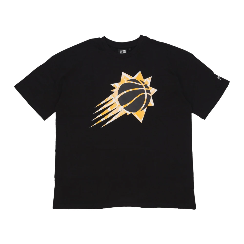 New Era Men's Black T-Shirts, L, Phoenix Suns Logo Tee /Purple