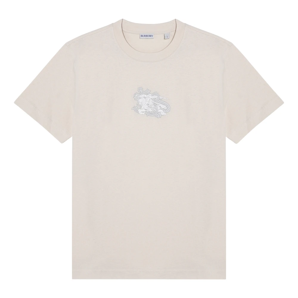 Burberry Korte Mouw Ronde Hals T-shirt Beige Heren