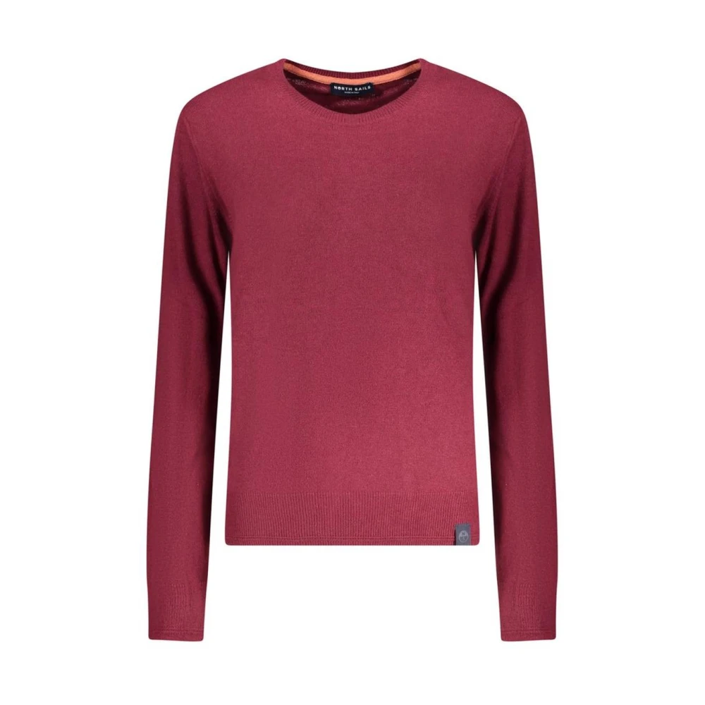 North Sails Polyamide Knit Jumper - Female - Round-Neck Knitwear - Red - Xl - Knitwear