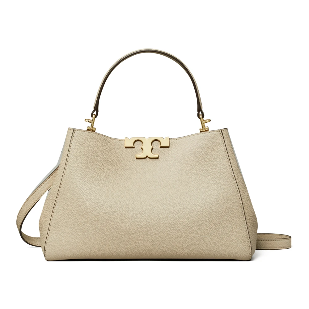 Tory Burch Women's Beige Eleanor Soft Medium Satchel