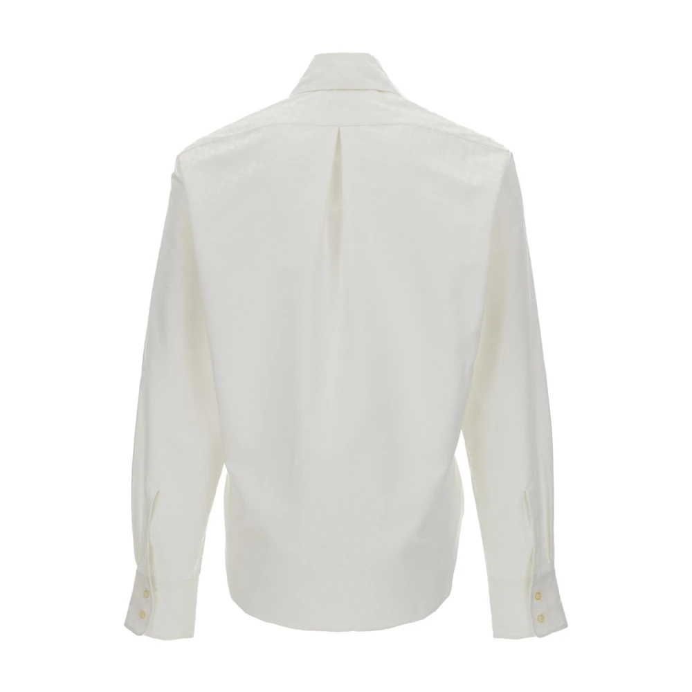 ERL Bedrukte Button Up Overhemd White Heren