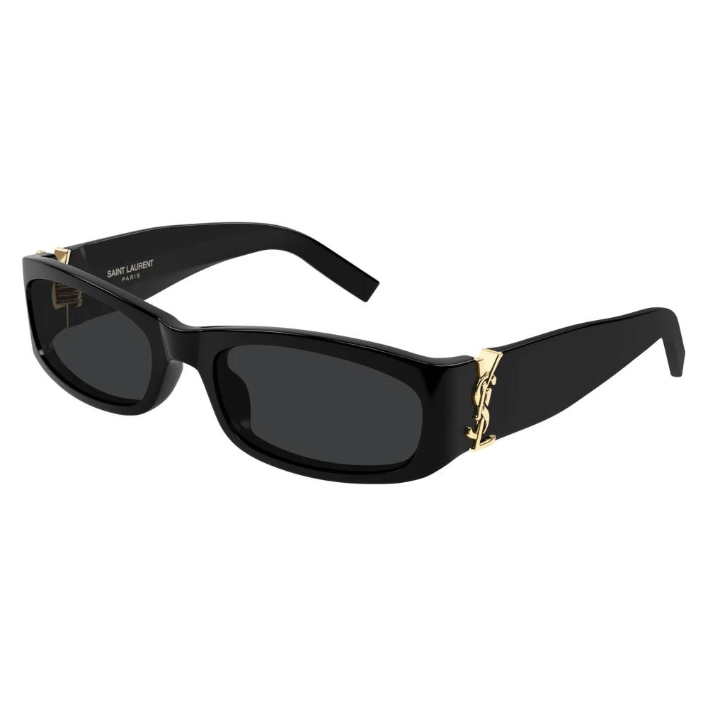 Saint Laurent Unisex Black Sunglasses, 55 Mm, M152 Rectangular Sunglasses