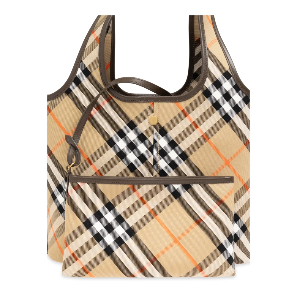 Burberry Katoenen tote tas Beige Dames