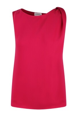 armfri-jerseytopp-med-draperad-detalj