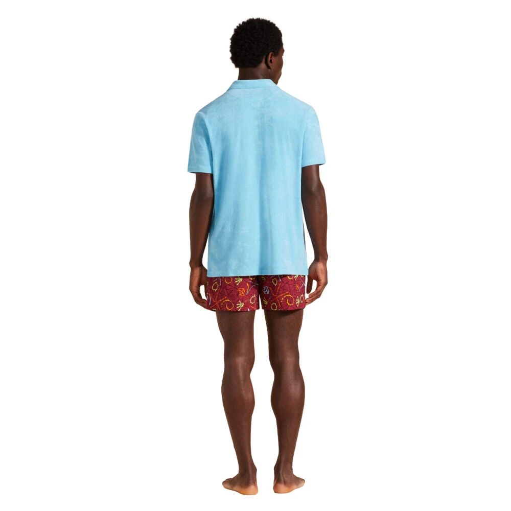 Vilebrequin Heren Terry Polo Shirt Blue Heren