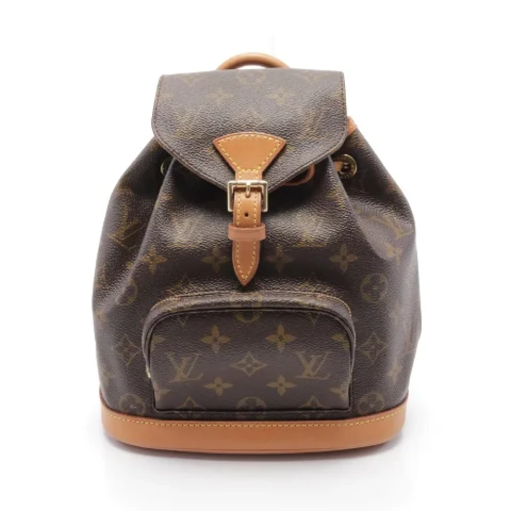 Louis Vuitton Vintage Pre-owned Canvas backpacks Brown Dames