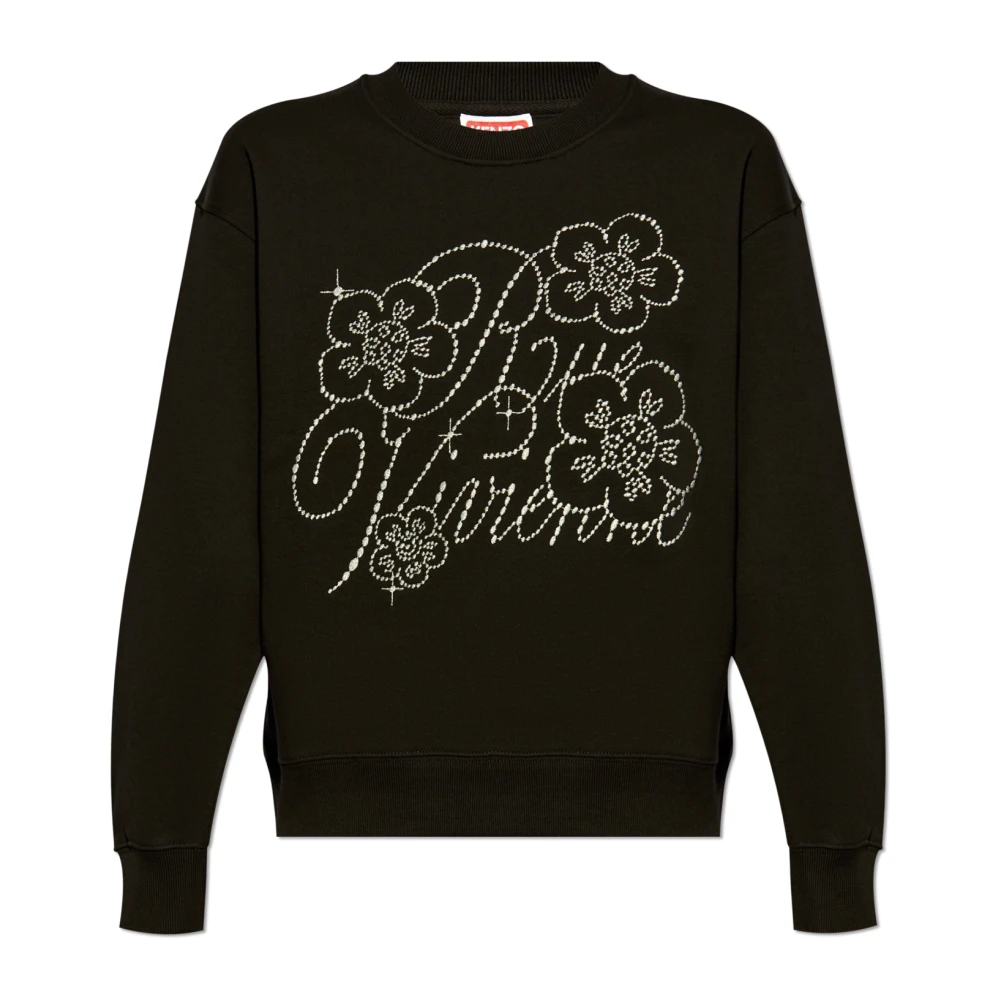 Kenzo Bloemenmotief Sweatshirt Black Dames
