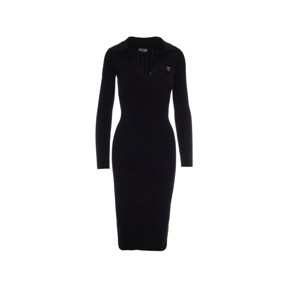 Elisabetta Franchi Donna Nero Abiti, L, New,