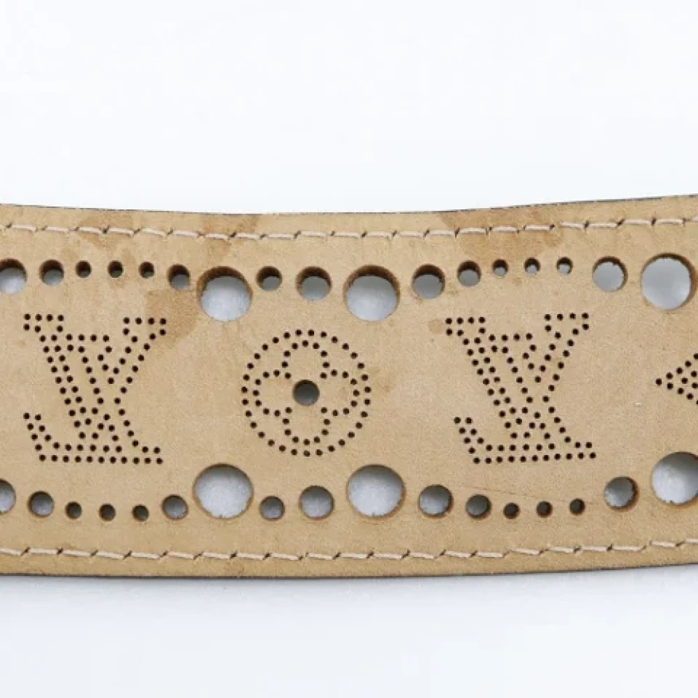Louis Vuitton Vintage Pre-owned Leather belts Black Heren