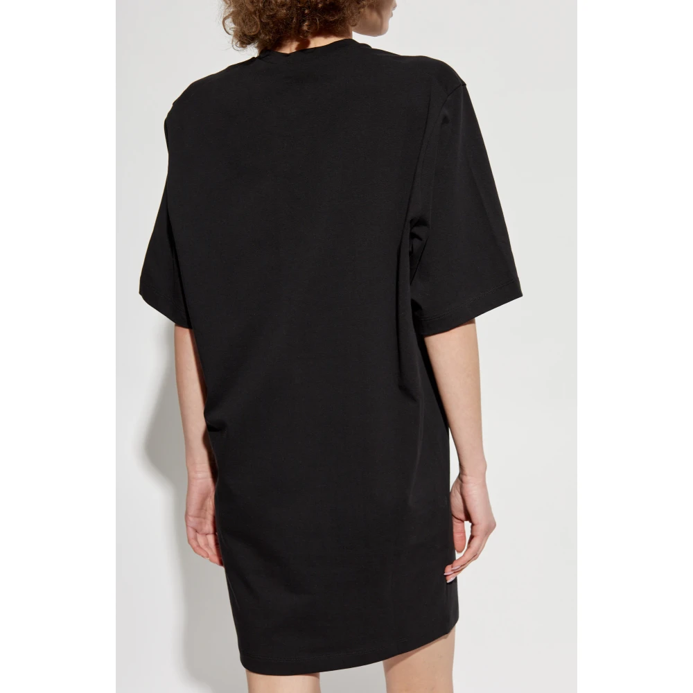 Dsquared2 Jurk met logo Black Dames