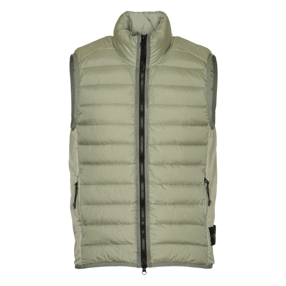 Stone Island Grijze Vest Jas voor Mannen Gray Heren