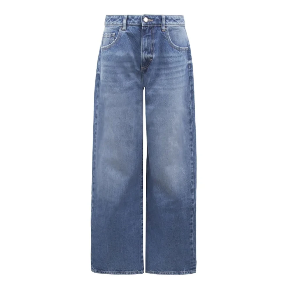 Icon Denim Women's Blue Wide Jeans, W27, Slim Flared Jeans