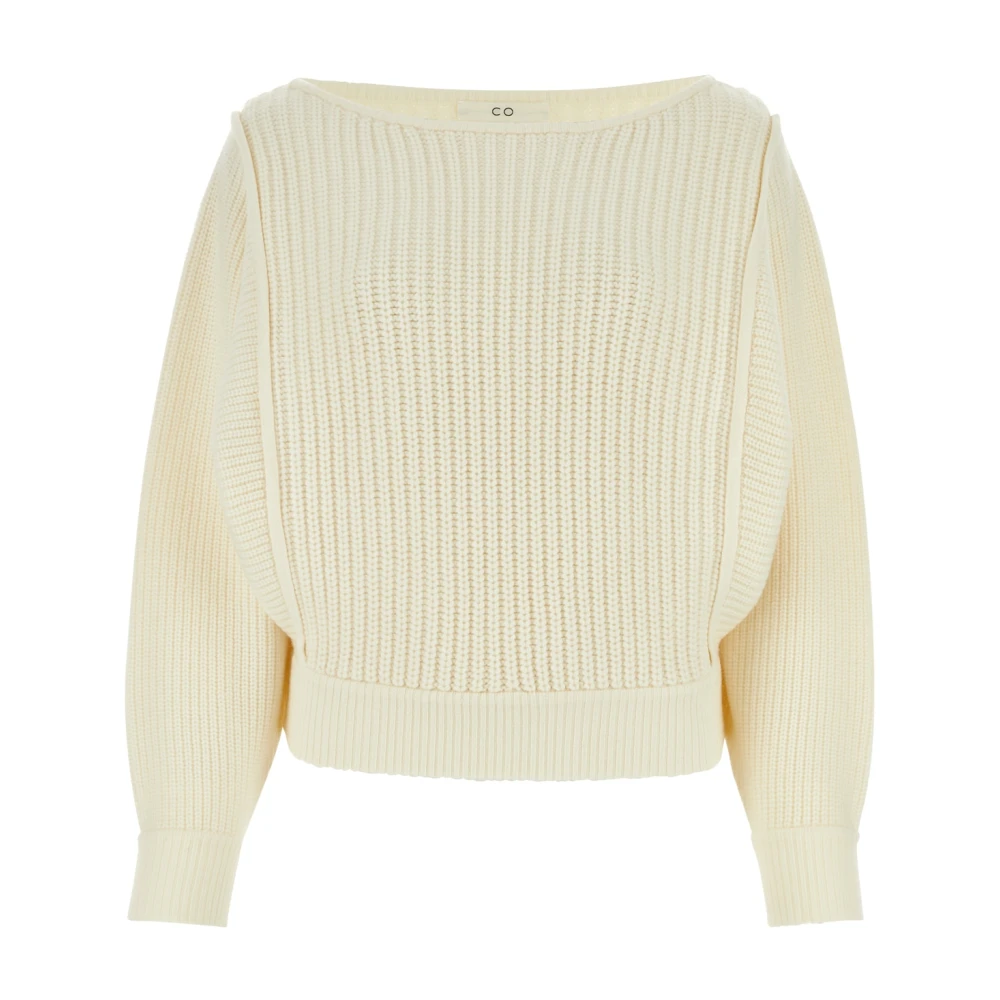 CO Round-neck Knitwear Beige Dames