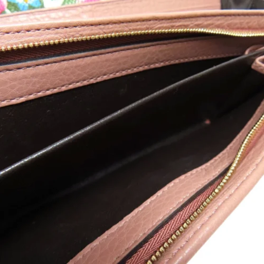 Gucci Vintage Pre-owned Leather wallets Pink Dames