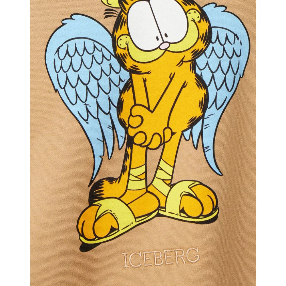 Iceberg Sweatshirt met Garfield ontwerp Brown Heren