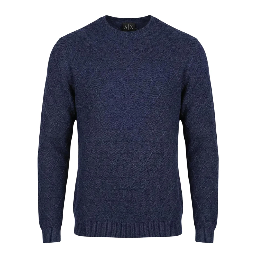 Armani Exchange Uomo Blu Maglie, L, New,