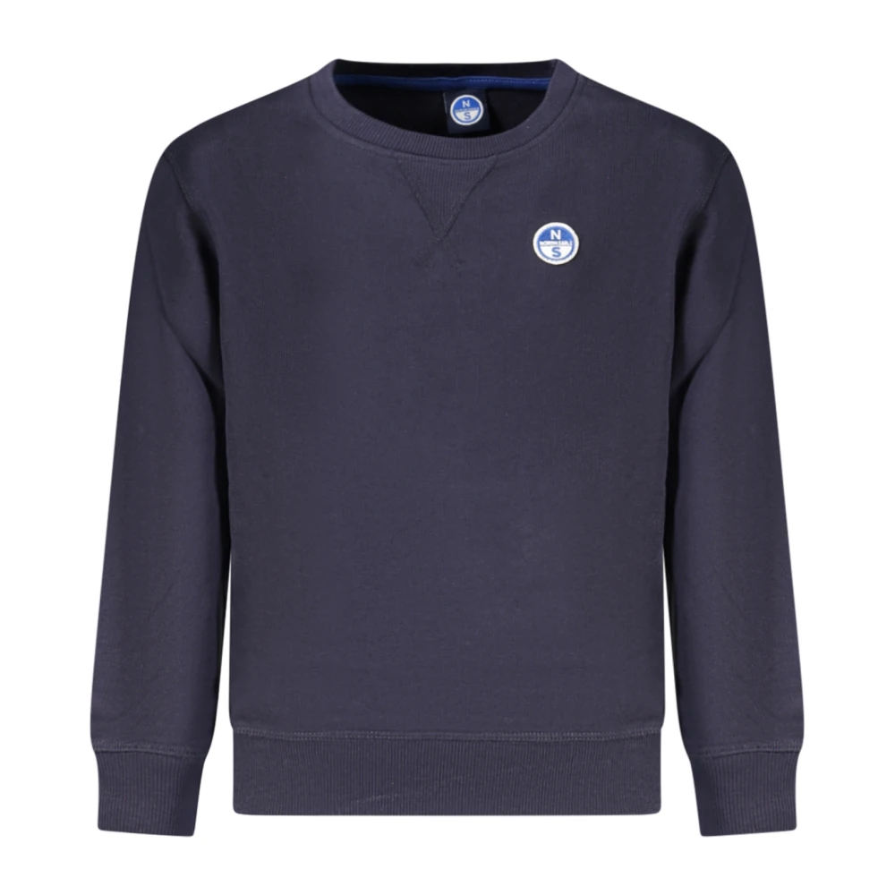 North Sails Logo Patch Sweatshirt - Unisex - Kids Sweatshirts - Blue - 10 Y - Kids