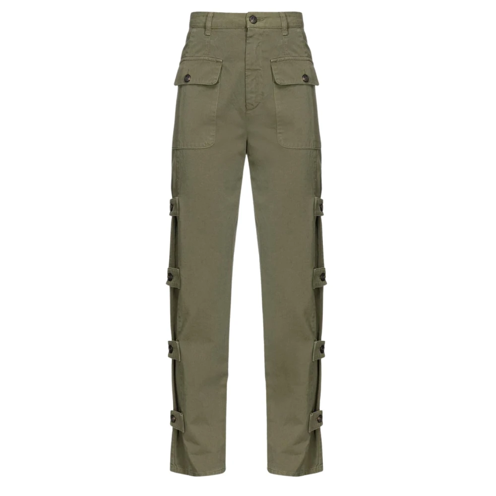 Pinko Groene Cypress Clima Broek Green Dames
