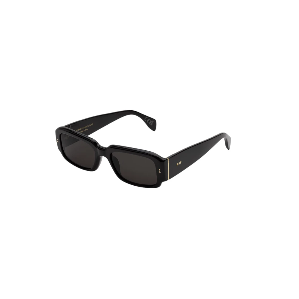 Retrosuperfuture Unisex Black Sg5 Etrusco Sunglasses Acetate Squared Normal - Image 2