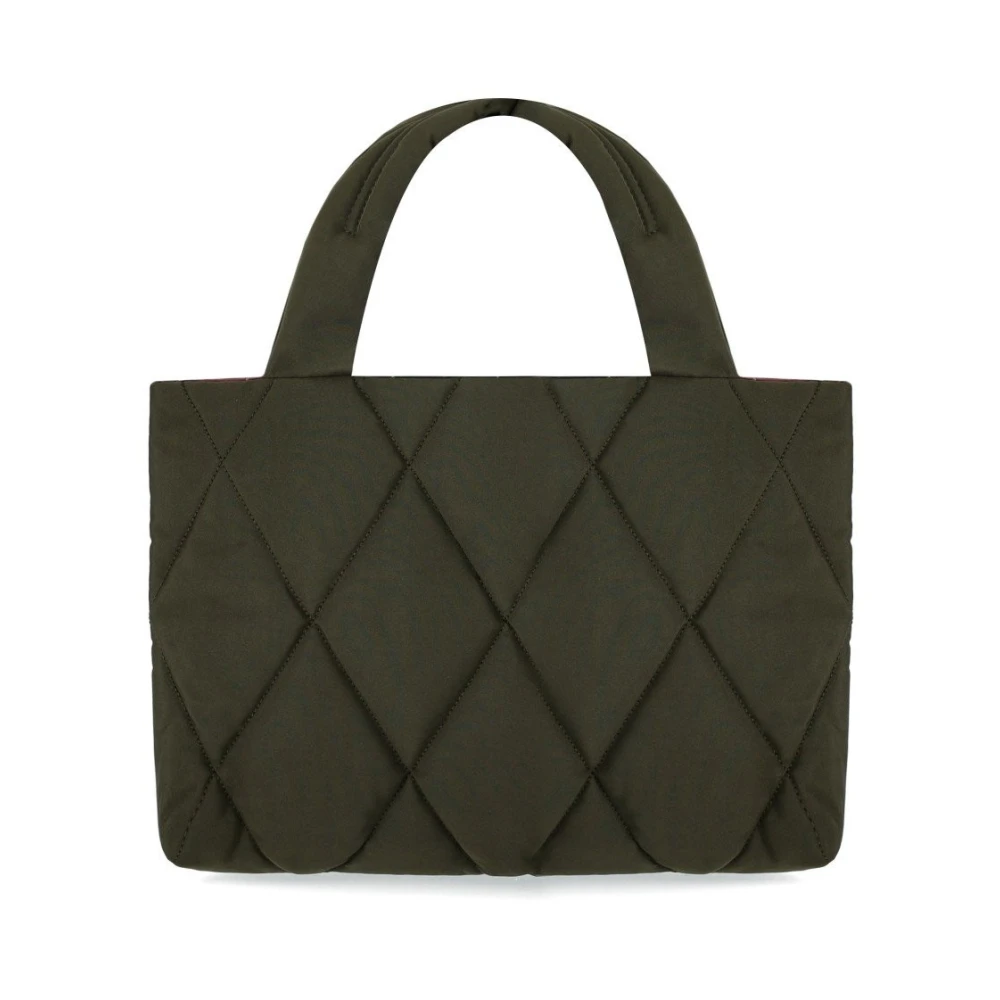 Barbour Mariah Quilted Mini Tote Bag Green Dames