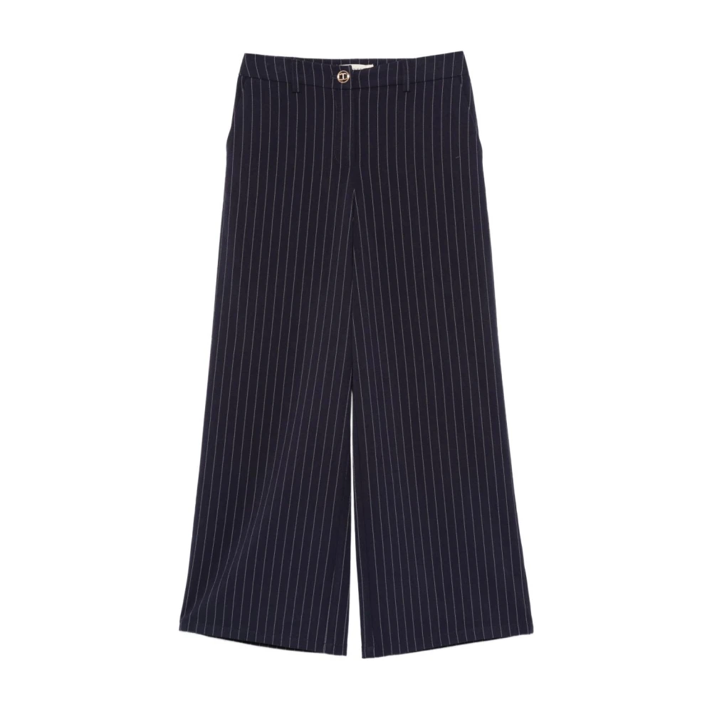 Twinset Girls Blue Trousers, 14 Y, Trousers For Women