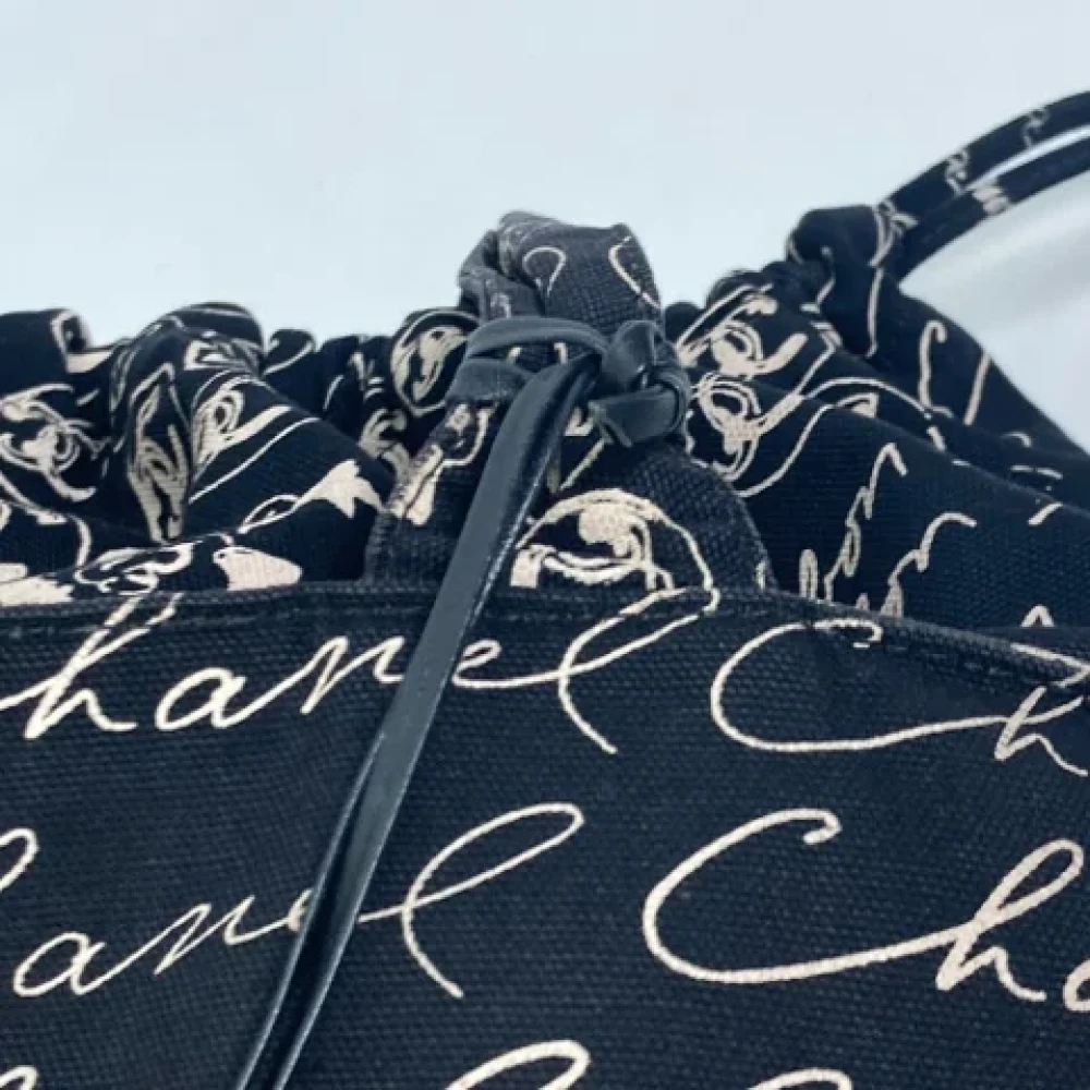 Chanel Vintage Pre-owned Fabric chanel-bags Black Dames