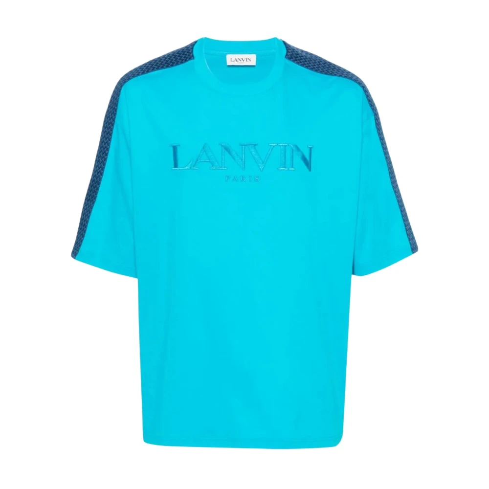 Lanvin T-Shirts Blue Heren