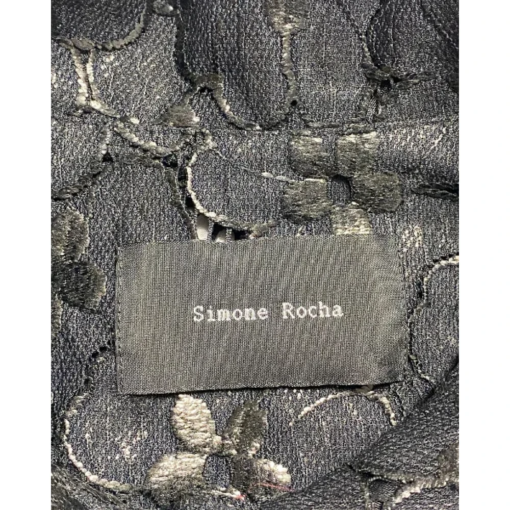 Simone Rocha Pre-owned Nylon outerwear Black Dames